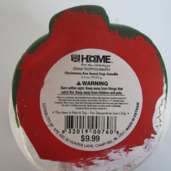 CHRISTMAS 2 Holiday Candle Holders Snowman Holly Berry Votive Winter Candles - Picture 8 of 9